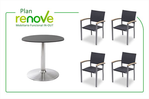muebles hosteleria sillas y mesas COLECCION MAX RATTAN